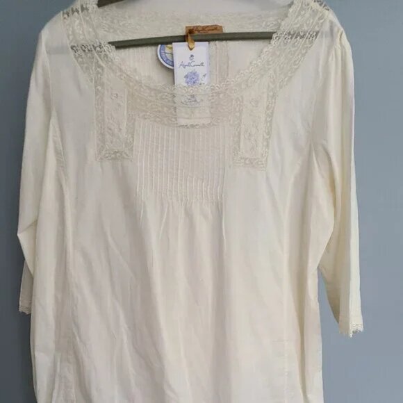 1W April Cornell New W Tags Boutique stock Ladies long Victorian inspired chemis - Picture 1 of 4